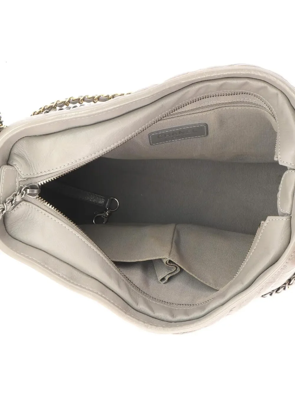 Chanel Gabrielle Hobo Chevron Aged #333503C18B